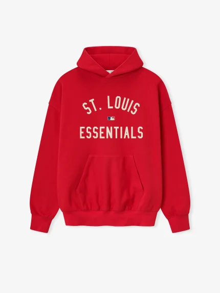 Essentials ST Louis Red Hoodie
