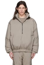 Essentials Taupe Jacket Polyester