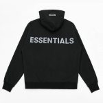 Fear Of God Essentials Reflective Hoodie Letter