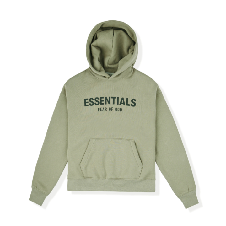 Fear of God Essentials Hoodie Taupe (2) Fear of God Essentials Hoodie Taupe