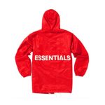 Fear of God Essentials Red Jacket Hooded