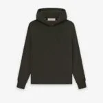 Essentials Knit Hoodie Black Kids