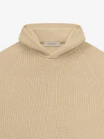 Essentials Knit Hoodie Beige Kids