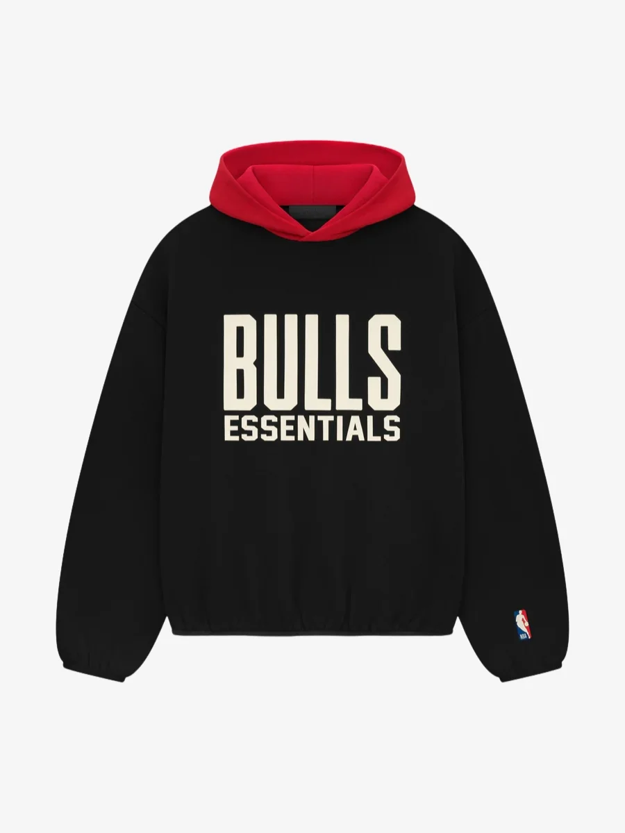 Essentials Bulls – Black Hoodie Essentials Bulls – Black Hoodie