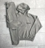 Essentials Fear of God Dark Heather Oatmeal Tracksuit