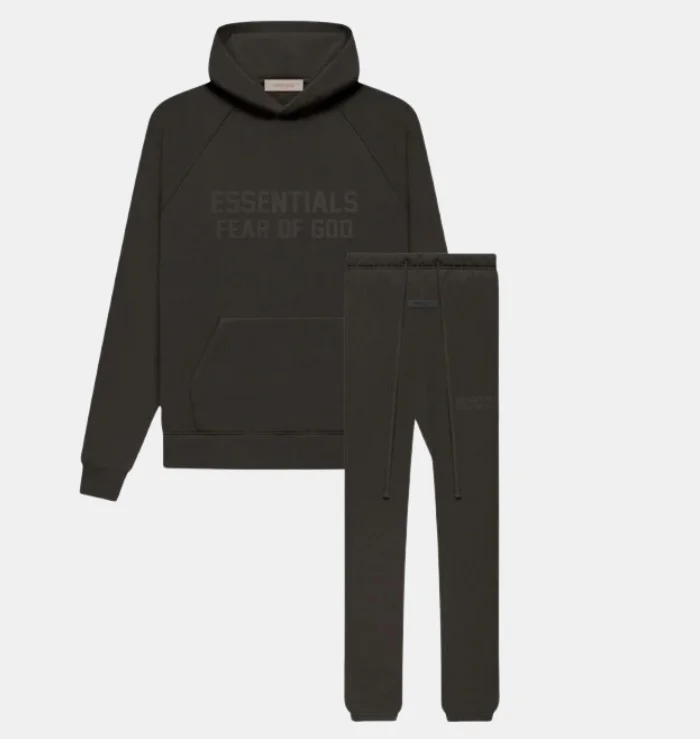 Essentials Fear of God Off Black Tracksuit Essentials Fear of God Off Black Tracksuit
