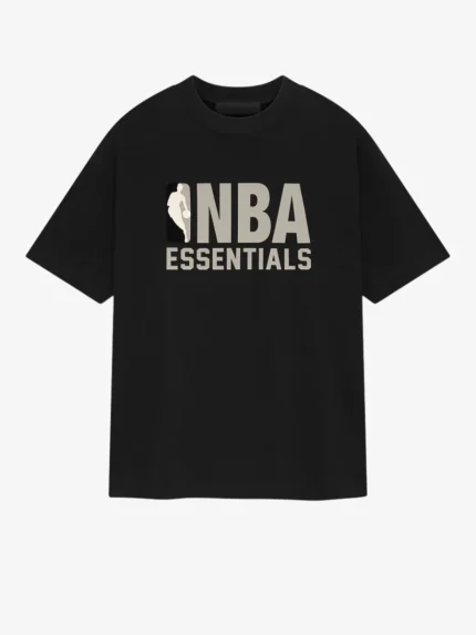 Essentials NBA Tee Short Black Sleeve