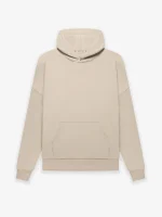 Fleece Hoodie Beige Dusty