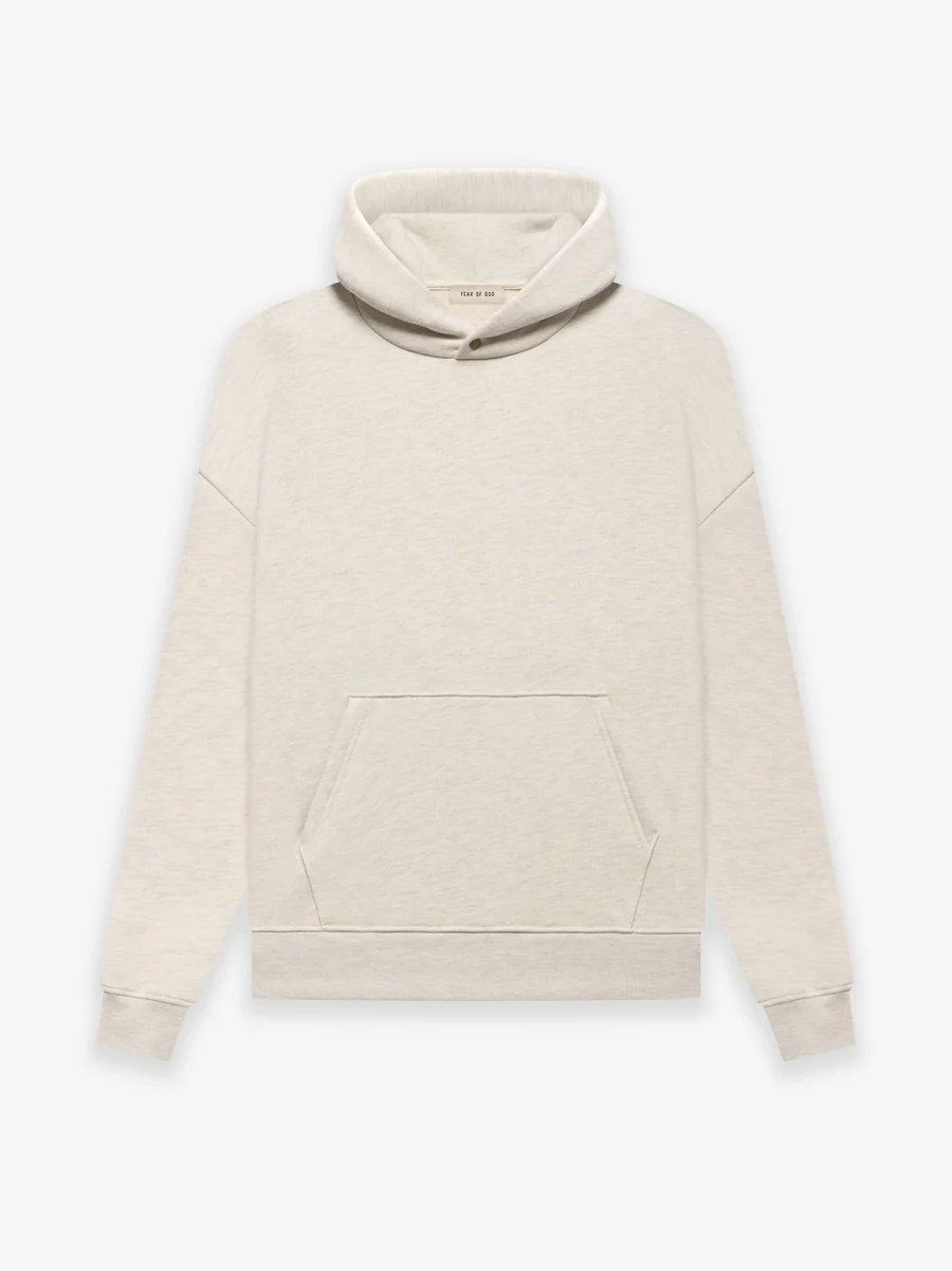 Fleece Hoodie Warm Oatmeal Heather Fleece Hoodie Warm Oatmeal Heather