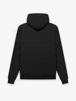 Fleece Zip Up Black Hoodie