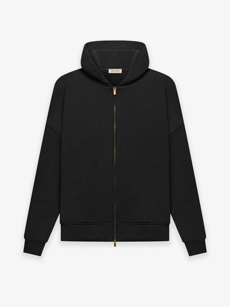 Fleece Zip Up Black Hoodie Fleece Zip Up Black Hoodie