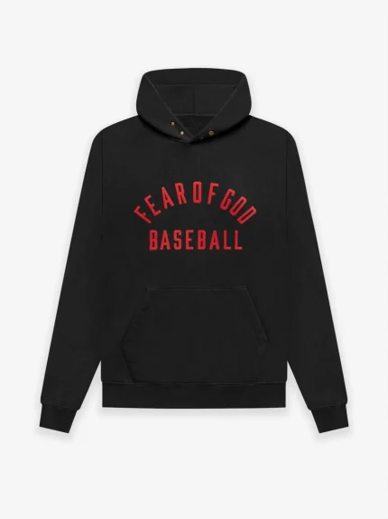 Fear of God Baseball – Black Hoodie
