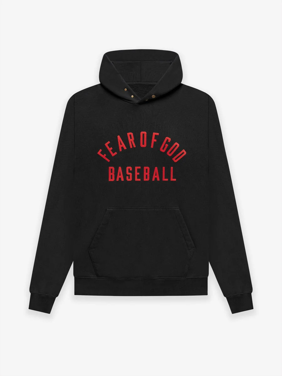 Fear of God Baseball – Black Hoodie Fear of God Baseball – Black Hoodie