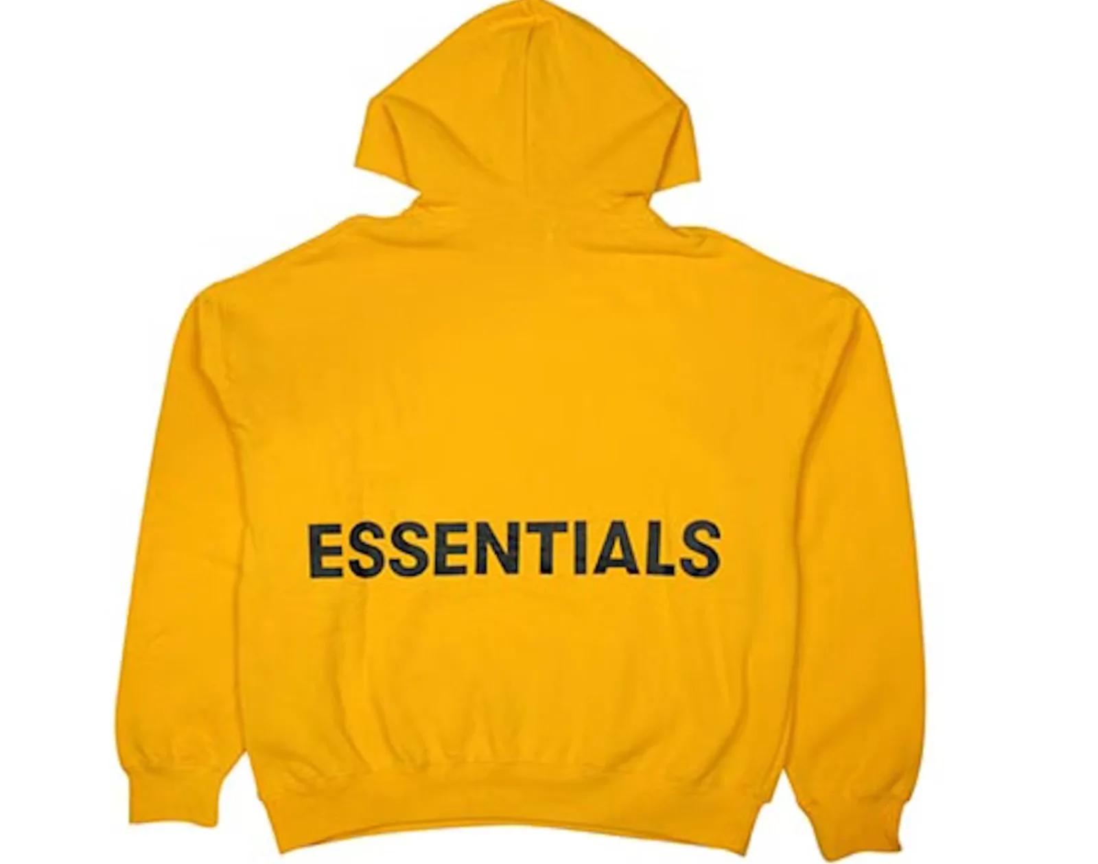 Fear of God Essentials Graphic Pullover Yellow Hoodie Fear of God Essentials Graphic Pullover Yellow Hoodie
