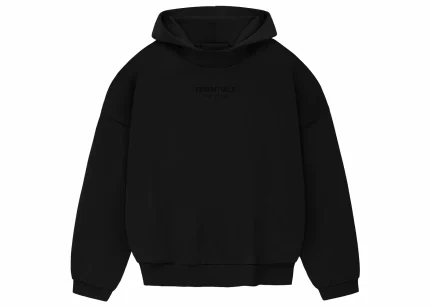 Fear of God Essentials Jet Black Hoodie