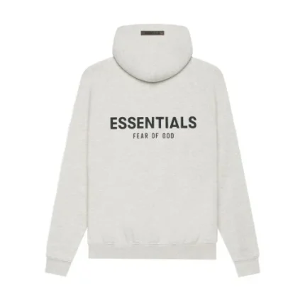Fear of God Essentials Relaxed – Light Oatmeal Hoodie