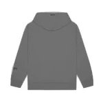 Fear of God Essentials Pullover Hoodie Logo – Gray Applique