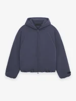 Essentials Military Nylon Bomber Hooded