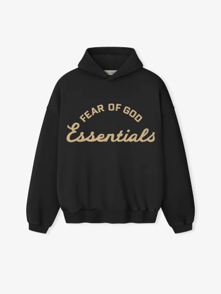 Essentials Black Training 90s Hoodie