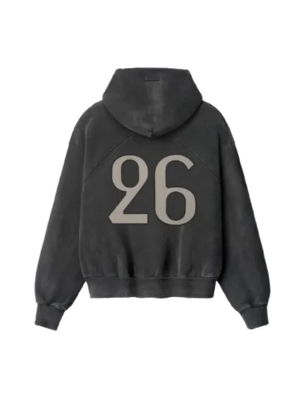 Essentials 26 Classic Raglan Black Hoodie