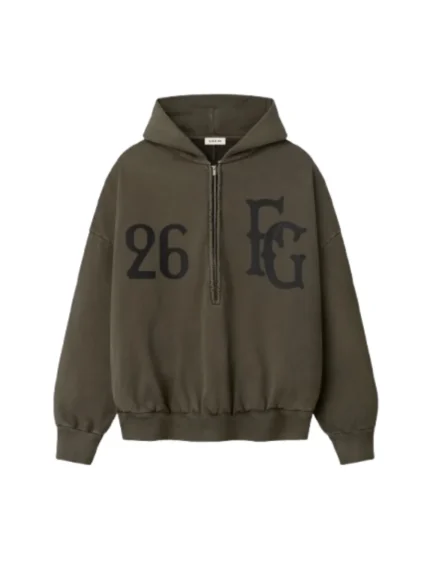 Essentials Baseball Club Hoodie Brown